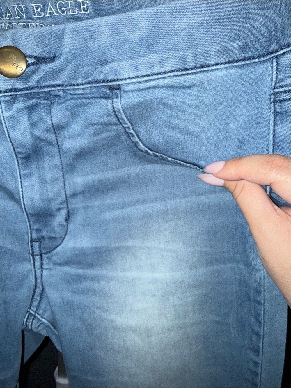 American Eagle Outfitters Super Stretch Women's Skinny Jeans - Picture 4 of 5